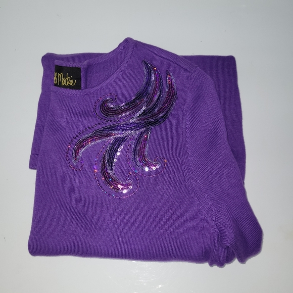 Bob Mackie Sequined Sweater - Picture 7 of 11